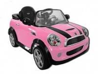 6V Mini Cooper Ride-On - Pink