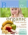 Bellamy's Organic Fruit Snacks Apple and Banana