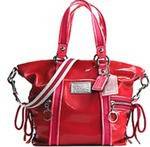 Coach Limited Edition Patent Leather Spotlight Convertiable Shoulder Bag