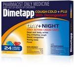 Dimetapp Day &amp; Night Cough, Cold &amp; Flu Liquid Capsules