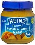 Heinz Pureed Pumpkin, Potato & Beef