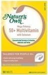 Nature's Own Mega Potency Fifty Plus Multi Vitamins