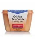 Neutrogena Oil-Free Acne Wash Cleansing Cloths