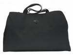 OiOi Black Tote with Green Lining