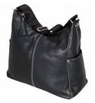 OiOi Leather Hobo Black