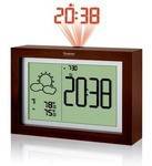 Oregon Auto-Rotate Wooden Projection Clock