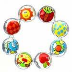 Playgro Backyard Bunch Waterfilled Ring Soother