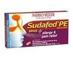 Sudafed PE Sinus Allergy &amp; Pain Relief
