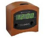 Westclox Prescott Cherry 80204 Clock Radio