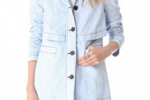 10 Crosby Derek Lam Chambray Hooded Parka