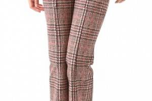 10 Crosby Derek Lam Houndstooth Cropped Flare Pants