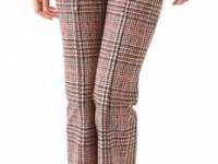 10 Crosby Derek Lam Houndstooth Cropped Flare Pants