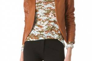 10 Crosby Derek Lam Laced Leather Jacket