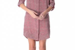 10 Crosby Derek Lam Square Print Tunic Dress