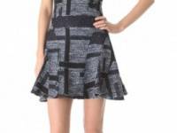 10 Crosby Derek Lam Tweed Tulip Dress