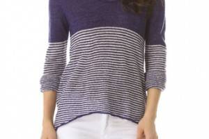 291 Long Sleeve Uneven Pullover