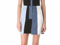 3.1 Phillip Lim Cut-Up Chambray Dress