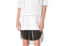 3.1 Phillip Lim Cut Up Sweater Dress