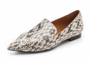 3.1 Phillip Lim Spade Snake Loafer Flat