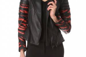 3.1 Phillip Lim Tiger Leather Jacket