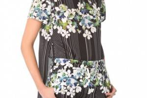 3.1 Phillip Lim Watercolor Floral Top