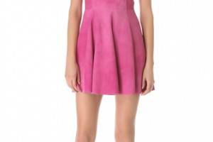 3.1 Phillip Lim Watercolor Suede Flared Dress