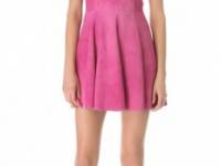 3.1 Phillip Lim Watercolor Suede Flared Dress
