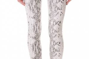 7 For All Mankind The Coated Reptile Skinny Jeans