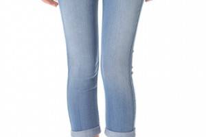 7 For All Mankind The Skinny Crop & Roll Jeans