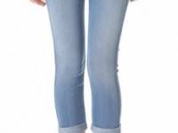 7 For All Mankind The Skinny Crop &amp; Roll Jeans