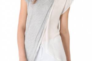 ADDISON Side Drape Crossover Top