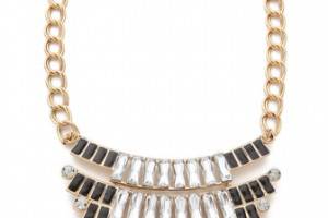 Adia Kibur Crystal Bib Necklace