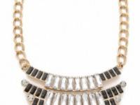 Adia Kibur Crystal Bib Necklace