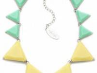 Adia Kibur Resin Triangle Station Necklace