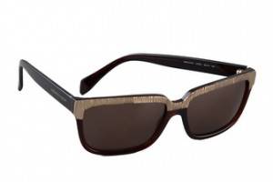 Alexander McQueen Metallic Two Tone Sunglasses