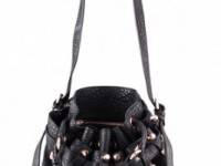 Alexander Wang Diego Bucket Bag with Rose Gold Hardware