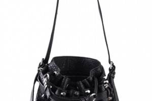 Alexander Wang Diego Bucket Bag with Silver Hardware