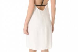 Alexander Wang Leather Strap T Back Dress