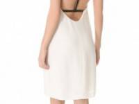 Alexander Wang Leather Strap T Back Dress