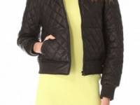 Alexander Wang Quilted Leather Bomber Jacket