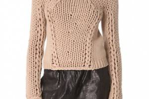 Alexander Wang Seamless Hand Knit Pullover