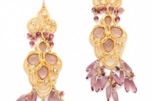 Alexis Bittar Floral Lace Chandelier Earrings