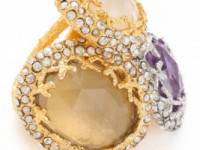 Alexis Bittar Floral Stacked Ring