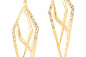 Alexis Bittar New Wave Layered Kite Earrings