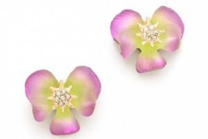 Alexis Bittar Ophelia Pansy Post Earrings