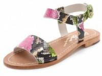 alice + olivia Bella 2 Band Flat Sandals