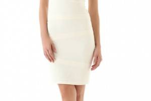 alice + olivia Birch Boat Neck Dress