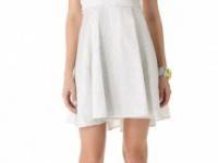 alice + olivia Corina Trapeze Hem Dress