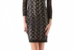 alice + olivia Dandi Keyhole Dress