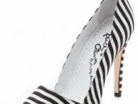 alice + olivia Dina Striped Pumps